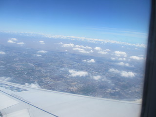 飛行機より(帰路)
